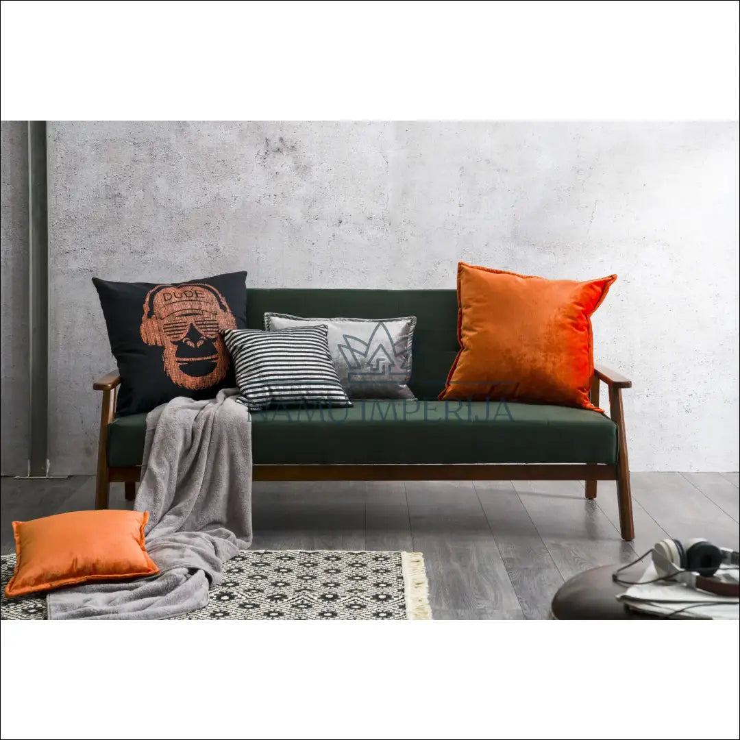 Dekoratyvinė aksominė pagalvėlė DI9033 - €11 Save 50% __label:Pristatymas 1-2 d.d., color-oranzine, interjeras,