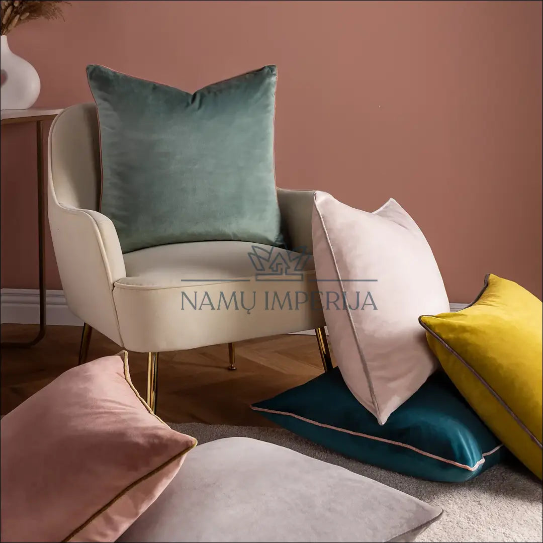 Dekoratyvinė aksominė pagalvėlė DI9053 - €11 Save 50% __label:Pristatymas 1-2 d.d., color-rozine, color-turkis,