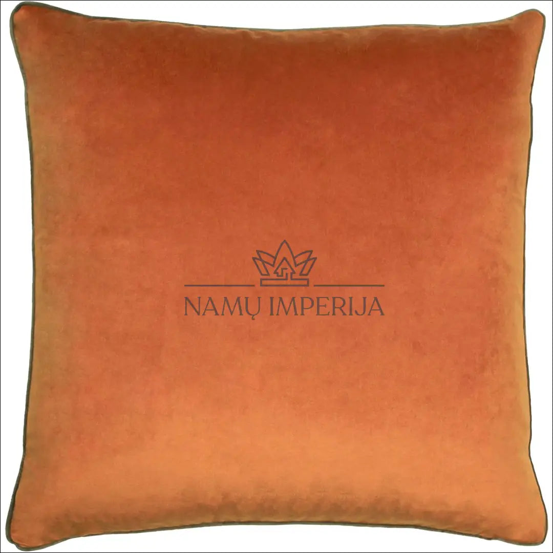 Dekoratyvinė aksominė pagalvėlė DI9136 - €23 Save 50% __label:Pristatymas 1-2 d.d., color-oranzine, color-pilka,