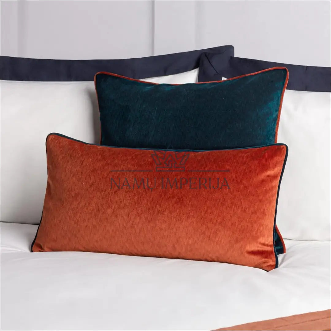 Dekoratyvinė aksominė pagalvėlė DI9149 - €19 Save 50% __label:Pristatymas 1-2 d.d., color-ruda, color-turkis,