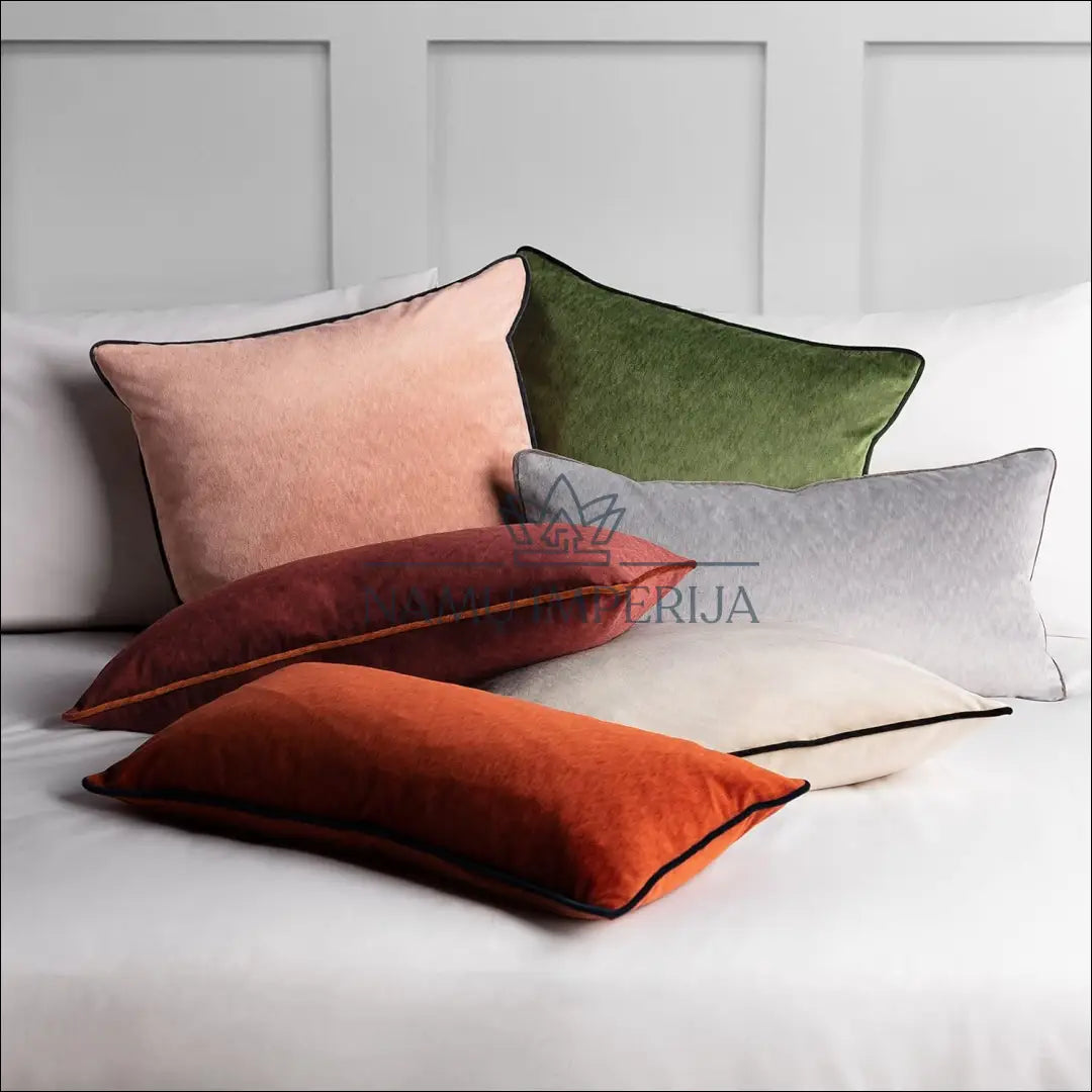 Dekoratyvinė aksominė pagalvėlė DI9149 - €19 Save 50% __label:Pristatymas 1-2 d.d., color-ruda, color-turkis,