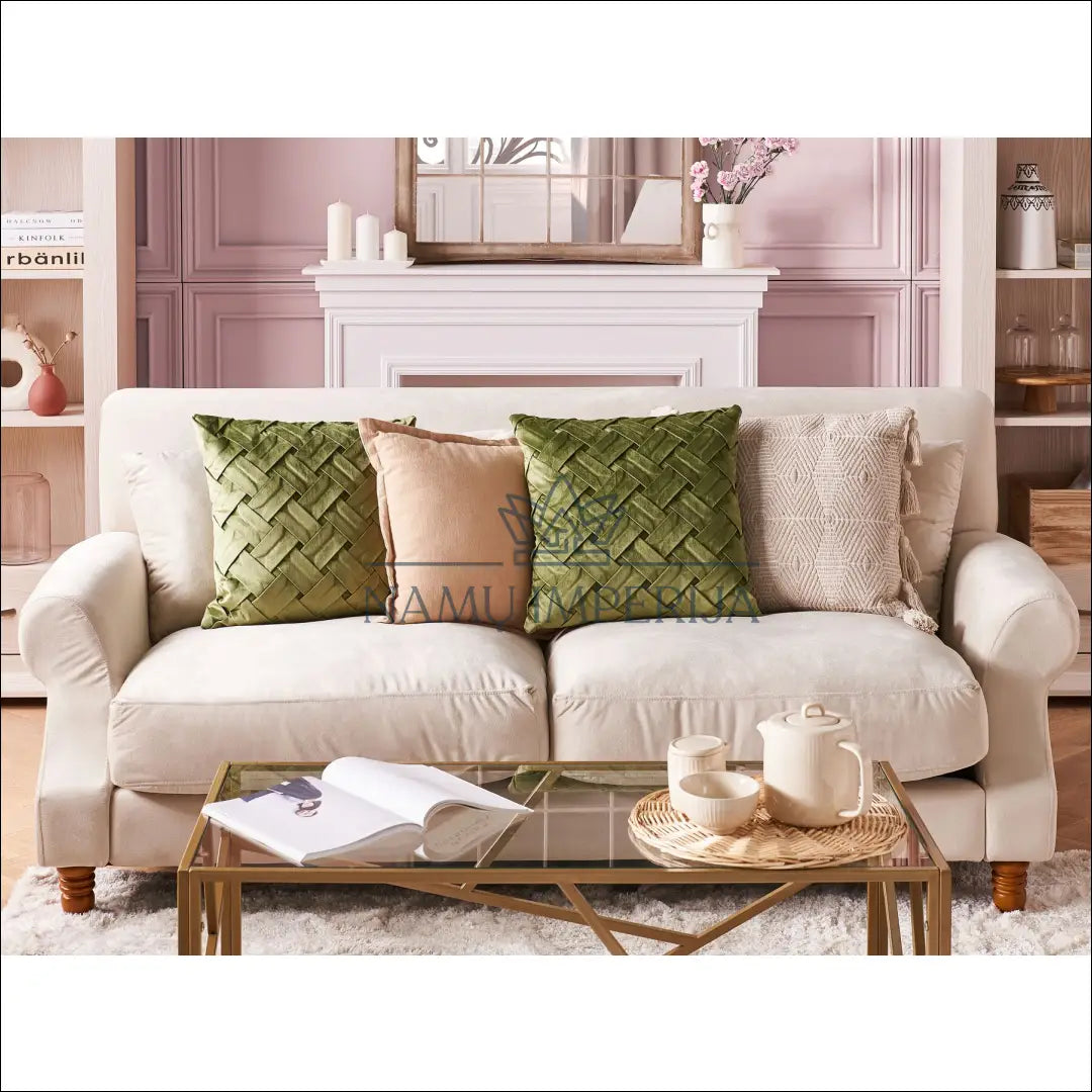 Dekoratyvinė aksominė pagalvėlė DI9163 - €20 Save 50% __label:Pristatymas 1-2 d.d., color-zalia, interjeras,