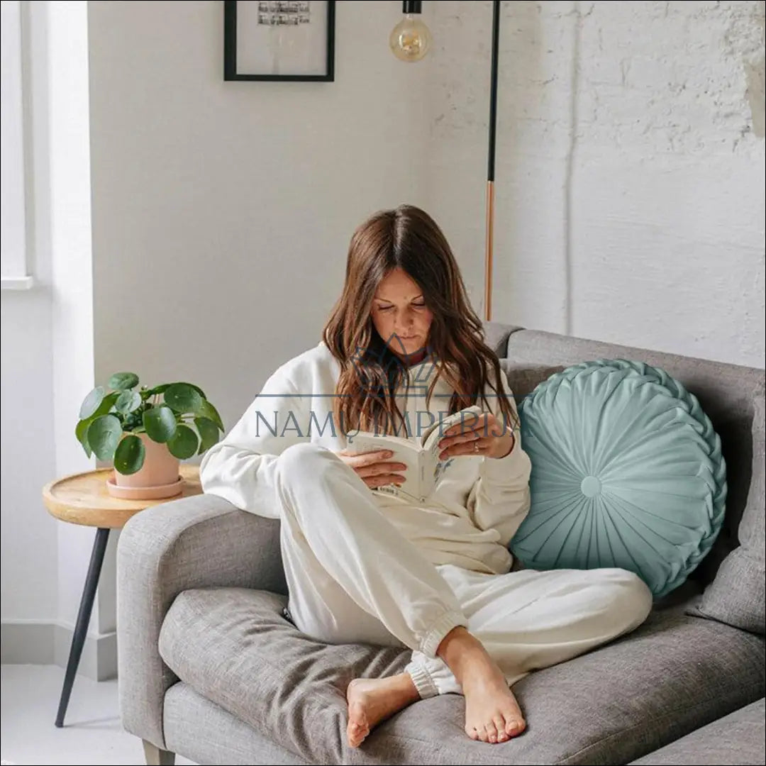 Dekoratyvinė aksominė pagalvėlė DI9233 - €15 Save 50% __label:Pristatymas 1-2 d.d., color-turkis, interjeras,