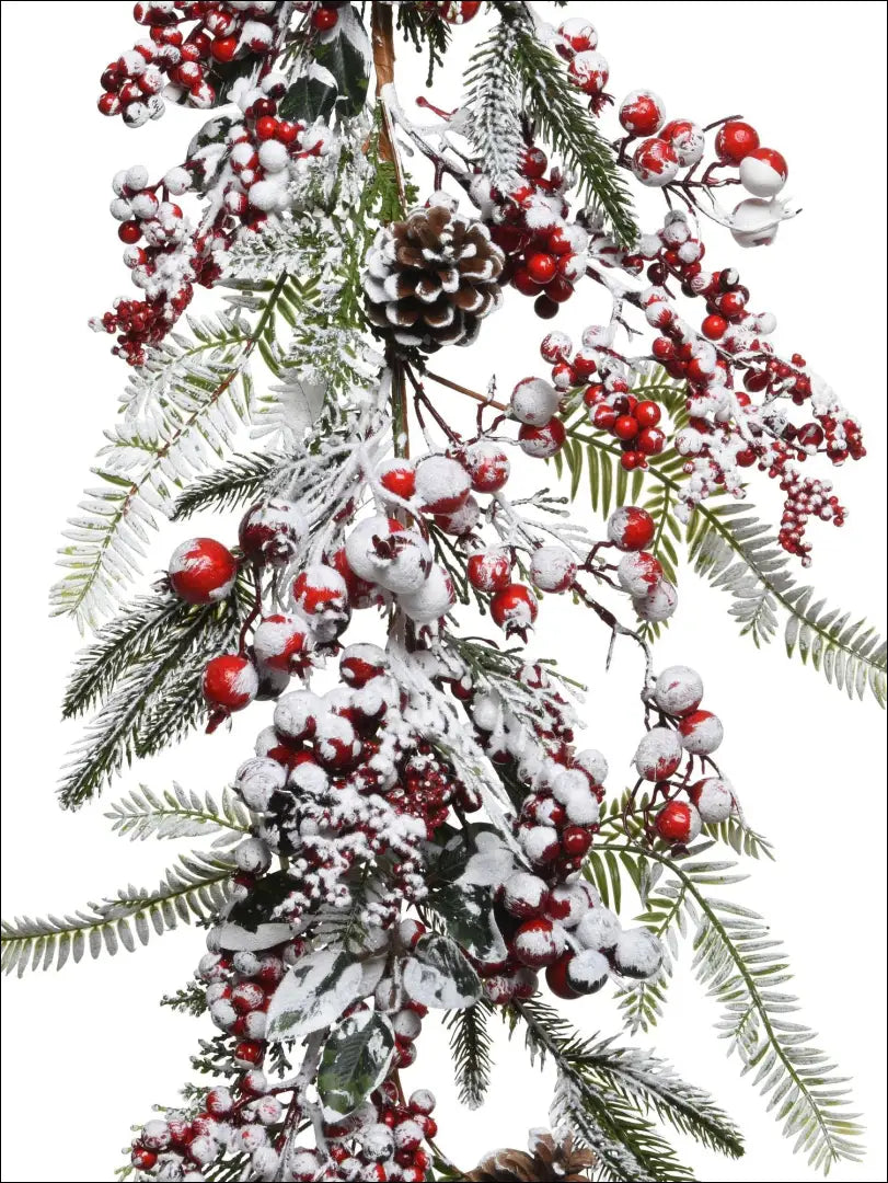 Dekoratyvinė girlianda DI4962 - €35 Save 50% 25-50, __label:Pristatymas 1-2 d.d., augalai, color-balta, color-raudona