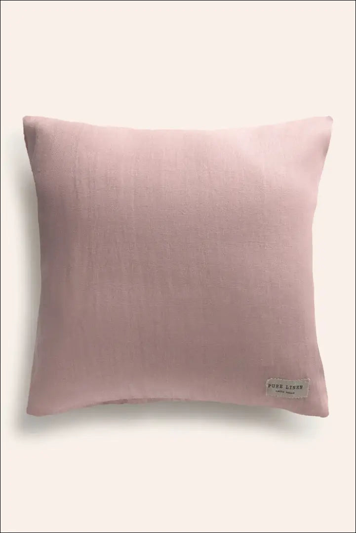 Dekoratyvinė lininė pagalvėlė DI7517 - €12 Save 60% __label:Pristatymas 1-2 d.d., color-rozine, interjeras,