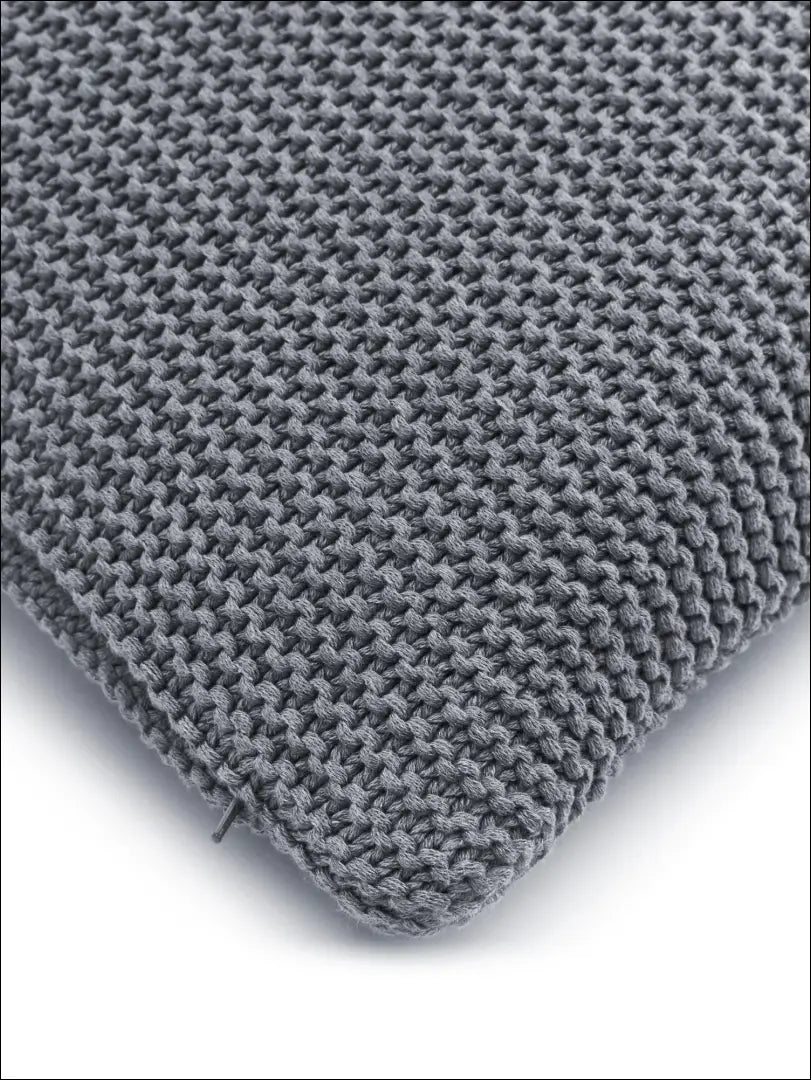 Dekoratyvinė megzta pagalvėlė DI4296 - €15 Save 50% __label:Pristatymas 1-2 d.d., color-pilka, interjeras,