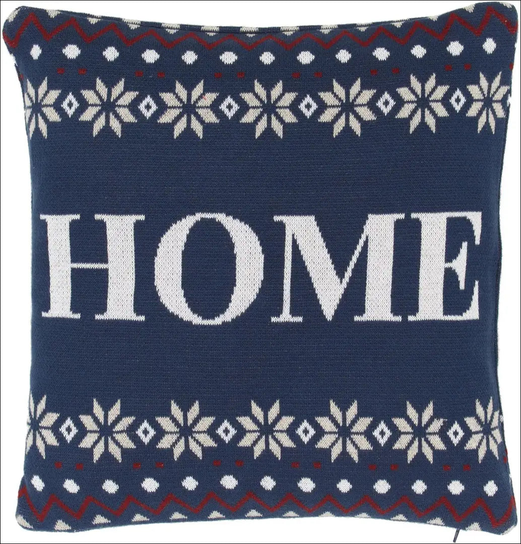 Dekoratyvinė megzta pagalvėlė DI4328 - €13 Save 50% __label:Pristatymas 1-2 d.d., color-balta, color-melyna,