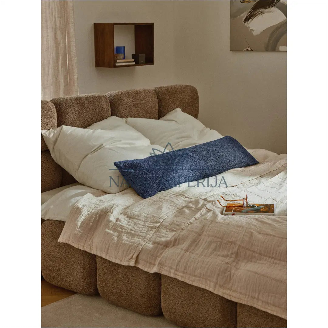 Dekoratyvinė pagalvė DI9858 - €25 Save 50% 25-50, __label:Pristatymas 1-2 d.d., boucle, color-melyna, interjeras to €50