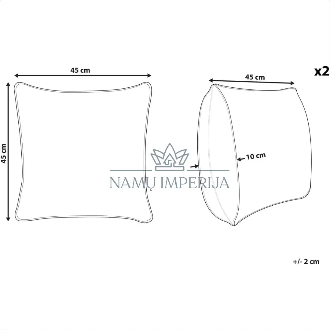 Dekoratyvinė pagalvėlė DI10045 - €17 Save 50% __label:Pristatymas 1-2 d.d., color-melyna, interjeras, material-aksomas,
