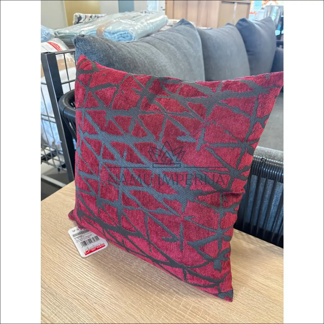 Dekoratyvinė pagalvėlė DI10066 - €12 Save 50% __label:Pristatymas 1-2 d.d., color-pilka, color-raudona, interjeras,