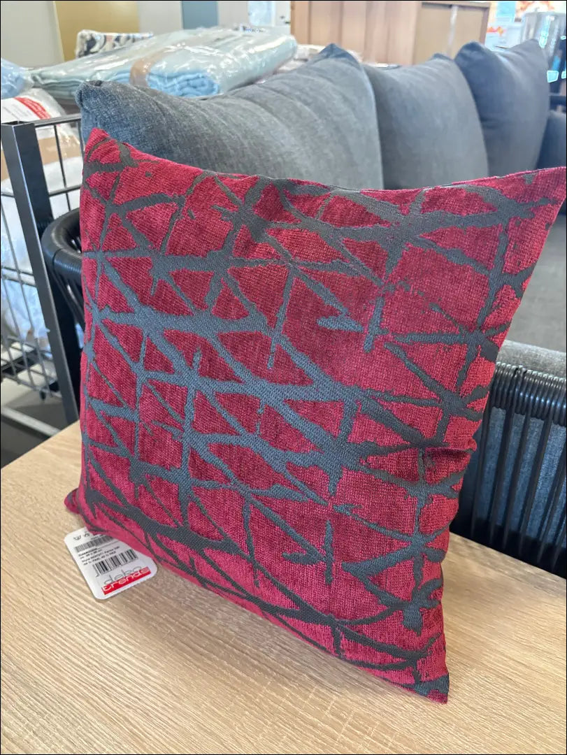 Dekoratyvinė pagalvėlė DI10066 - €12 Save 50% __label:Pristatymas 1-2 d.d., color-pilka, color-raudona, interjeras,