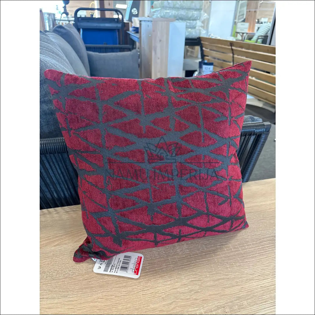 Dekoratyvinė pagalvėlė DI10066 - €12 Save 50% __label:Pristatymas 1-2 d.d., color-pilka, color-raudona, interjeras,