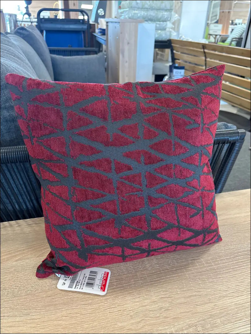 Dekoratyvinė pagalvėlė DI10066 - €12 Save 50% __label:Pristatymas 1-2 d.d., color-pilka, color-raudona, interjeras,