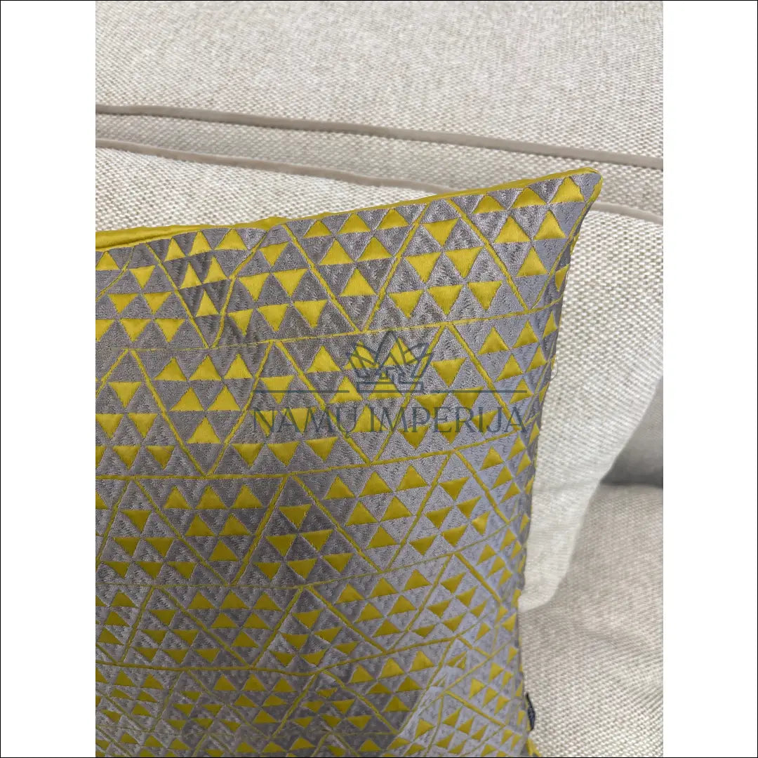 Dekoratyvinė pagalvėlė DI10259 - €42 Save 50% 25-50, __label:Pristatymas 1-2 d.d., color-geltona, color-sidabrine,