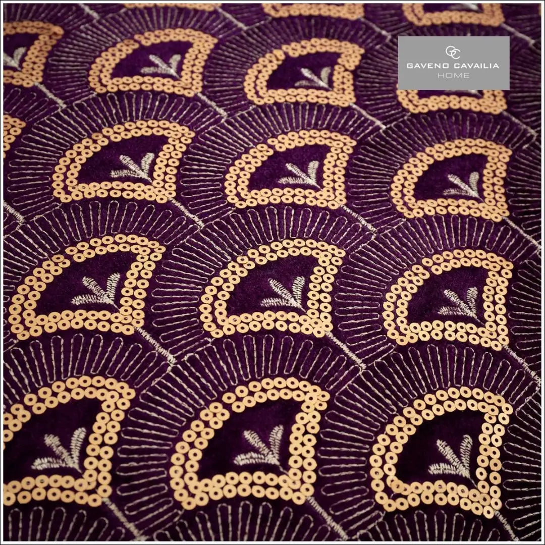 Dekoratyvinė pagalvėlė DI10350 - €36 Save 50% 25-50, __label:Pristatymas 1-2 d.d., color-auksine, color-violetine,