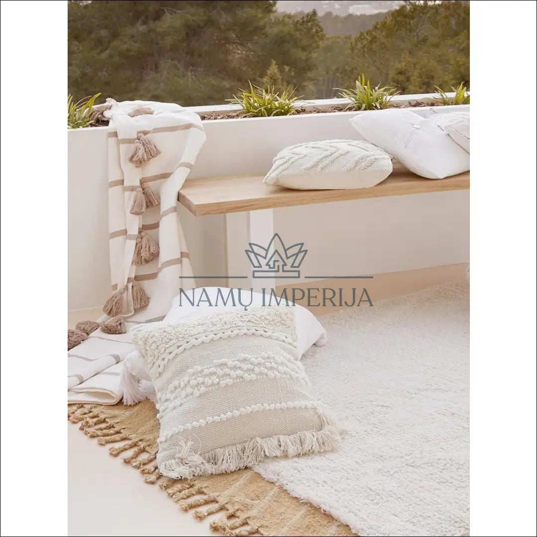Dekoratyvinė pagalvėlė DI4323 - €20 Save 50% color-balta, color-kremas, interjeras, material-medvilne,