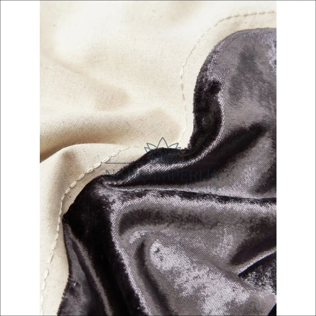 Dekoratyvinė pagalvėlė DI5507 - __label:Pristatymas 1-2 d.d., color-pilka, color-smelio, interjeras, material-aksomas