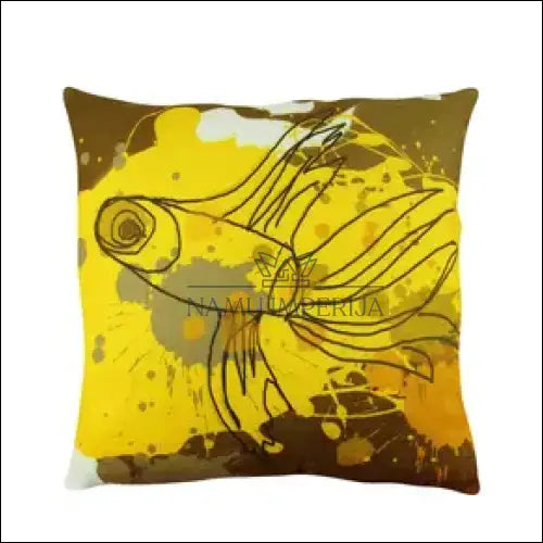 Dekoratyvinė pagalvėlė DI5763 - €9 Save 55% color-balta, color-geltona, color-ruda, interjeras, material-medvilne