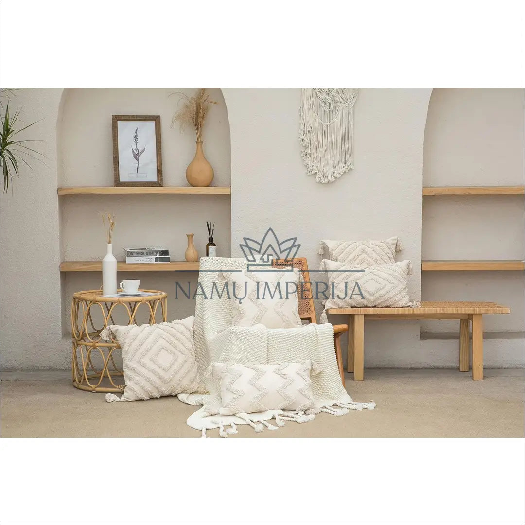 Dekoratyvinė pagalvėlė DI8992 - €10 Save 50% __label:Pristatymas 1-2 d.d., color-smelio, interjeras, material-medvilne,