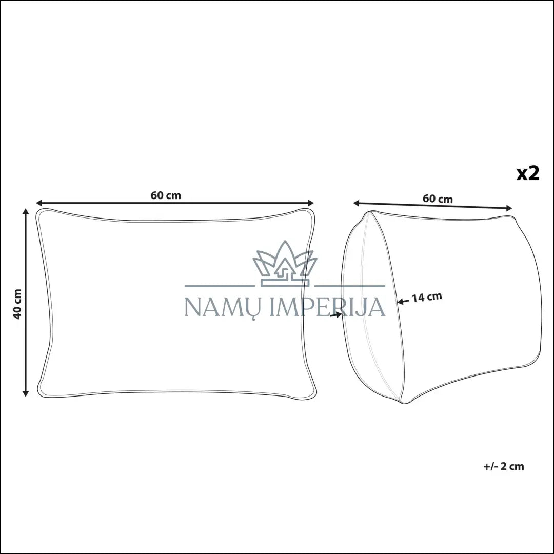 Dekoratyvinė pagalvėlė DI9003 - €13 Save 50% __label:Pristatymas 1-2 d.d., color-geltona, color-juoda, color-kremas,