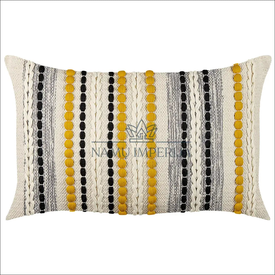Dekoratyvinė pagalvėlė DI9003 - €13 Save 50% __label:Pristatymas 1-2 d.d., color-geltona, color-juoda, color-kremas,
