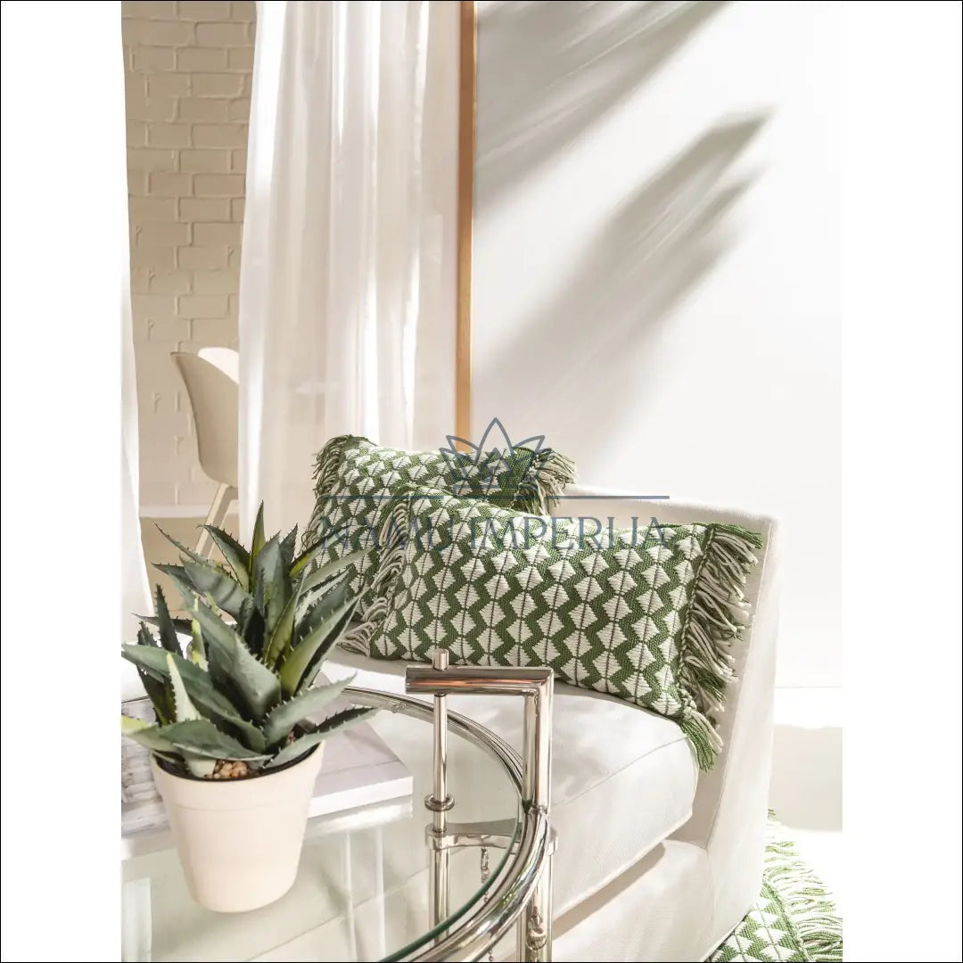Dekoratyvinė pagalvėlė DI9004 - €23 Save 50% __label:Pristatymas 1-2 d.d., color-balta, color-zalia, interjeras,