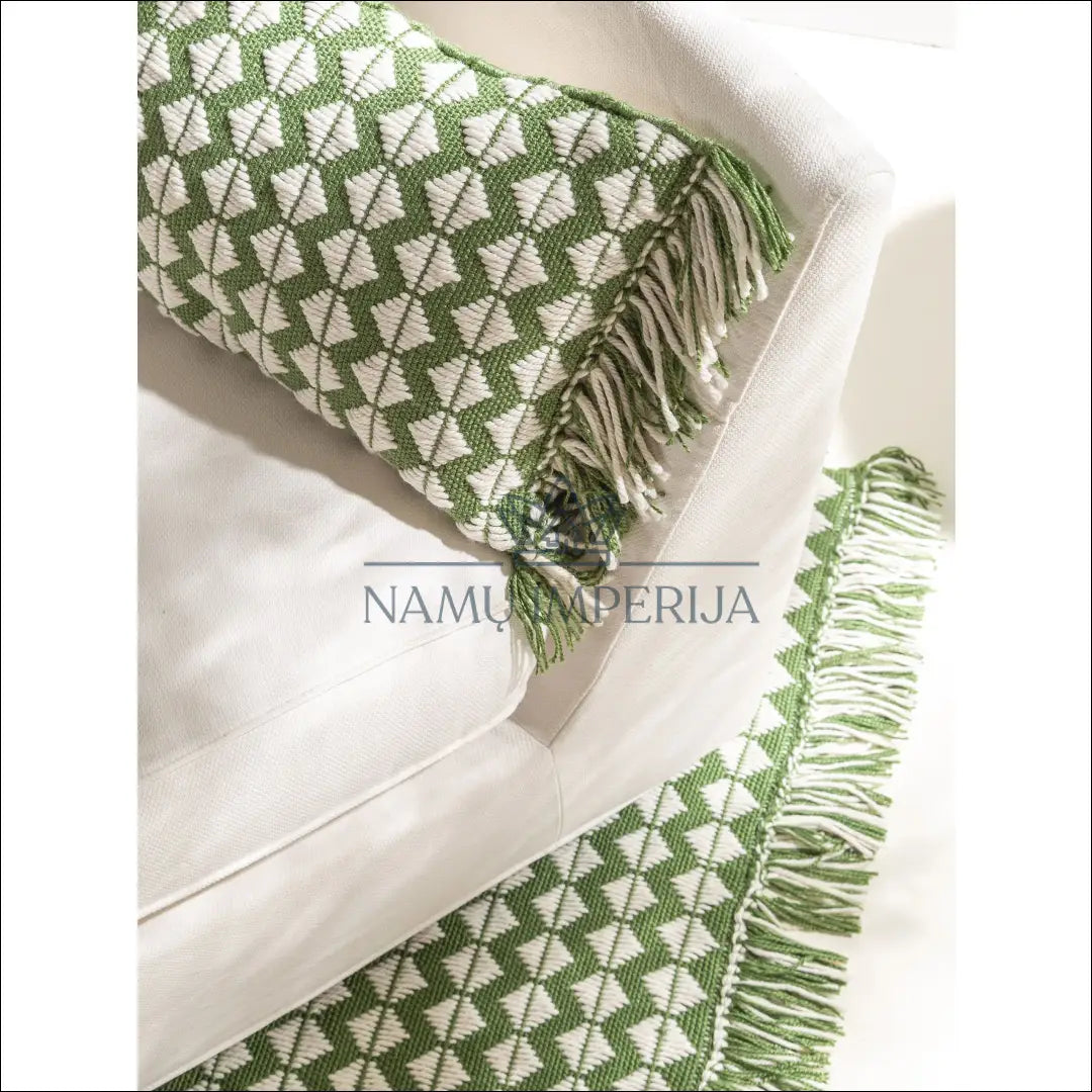 Dekoratyvinė pagalvėlė DI9004 - €23 Save 50% __label:Pristatymas 1-2 d.d., color-balta, color-zalia, interjeras,