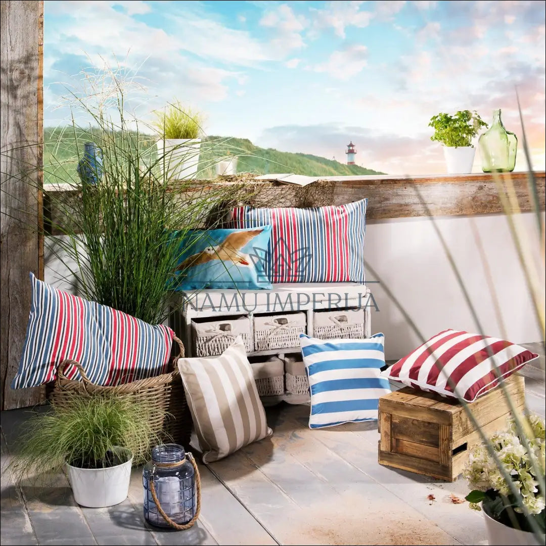 Dekoratyvinė pagalvėlė DI9026 - €14 Save 50% __label:Pristatymas 1-2 d.d., color-balta, color-melyna, interjeras,