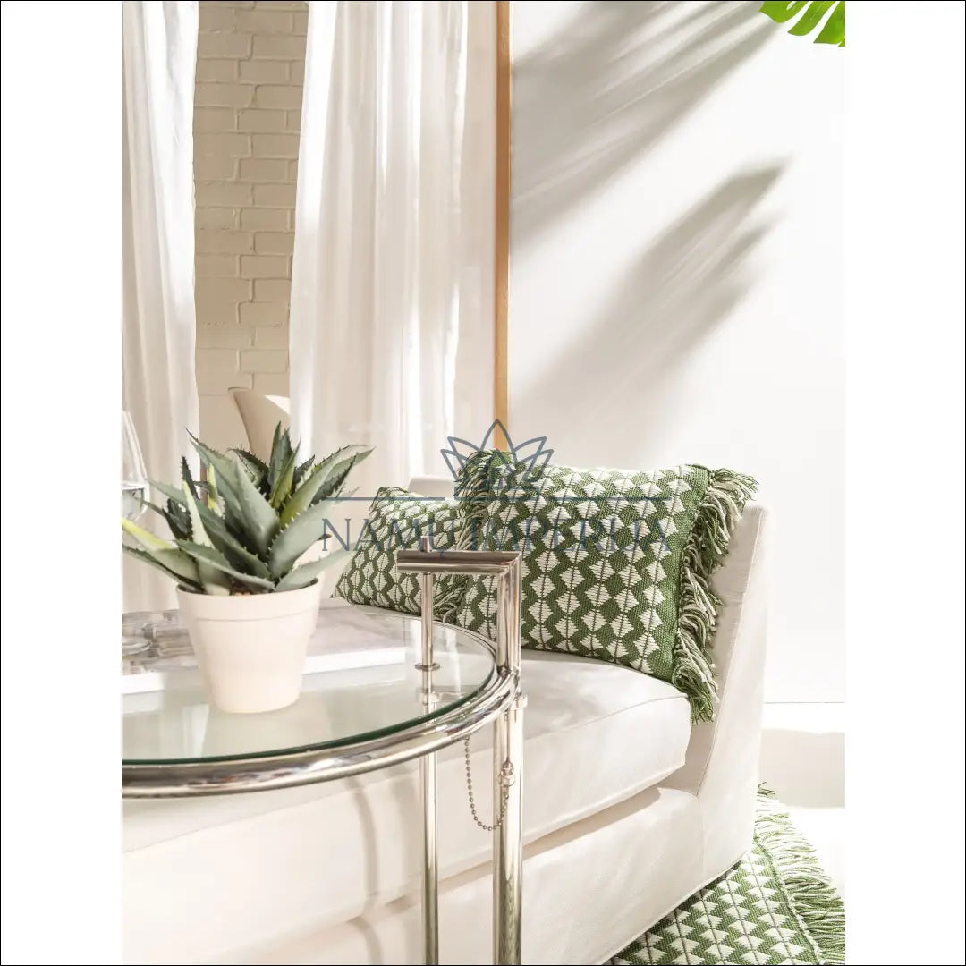 Dekoratyvinė pagalvėlė DI9141 - €23 Save 50% __label:Pristatymas 1-2 d.d., color-balta, color-zalia, interjeras,