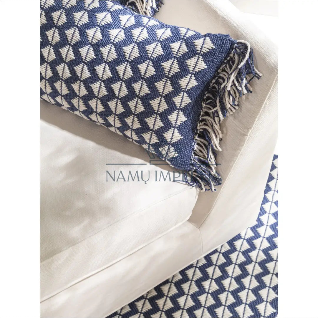 Dekoratyvinė pagalvėlė DI9144 - €23 Save 50% __label:Pristatymas 1-2 d.d., color-balta, color-melyna, interjeras,