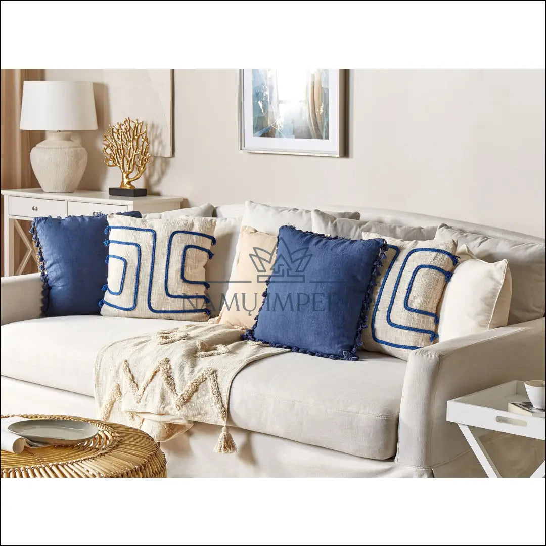 Dekoratyvinė pagalvėlė DI9161 - €12 Save 50% __label:Pristatymas 1-2 d.d., color-melyna, color-smelio, interjeras,