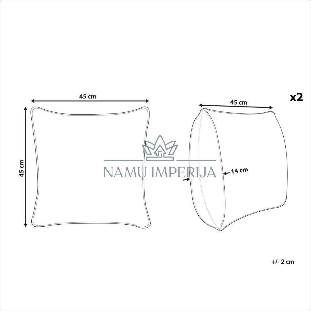 Dekoratyvinė pagalvėlė DI9161 - €12 Save 50% __label:Pristatymas 1-2 d.d., color-melyna, color-smelio, interjeras,