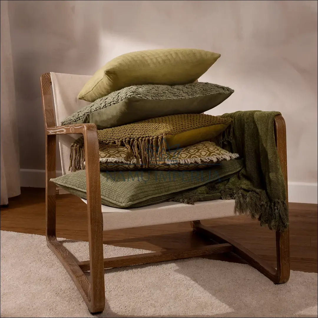 Dekoratyvinė pagalvėlė DI9181 - €9 Save 50% __label:Pristatymas 1-2 d.d., color-zalia, interjeras, material-medvilne,