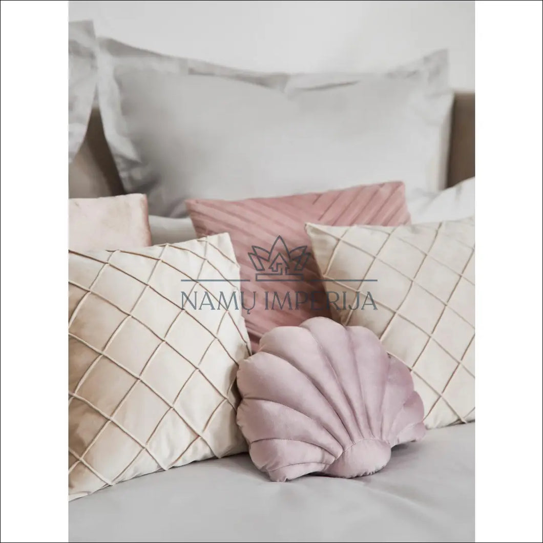 Dekoratyvinė pagalvėlė ’Kriauklė’ DI2262 - €31 Save 55% 25-50, color-rozine, interjeras, material-aksomas,
