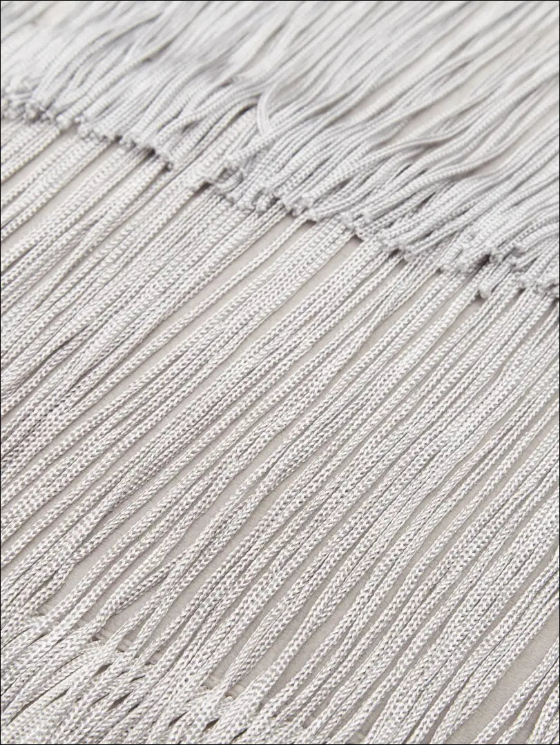 Dekoratyvinė pagalvėlė su kutais DI4302 - €20 Save 50% __label:Pristatymas 1-2 d.d., color-pilka, interjeras,