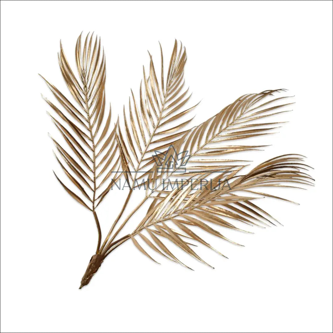 Dekoratyvinė palmės šakelė DI3072 - €9 Save 65% __label:Pristatymas 1-2 d.d., color-auksine, dekoracijos,