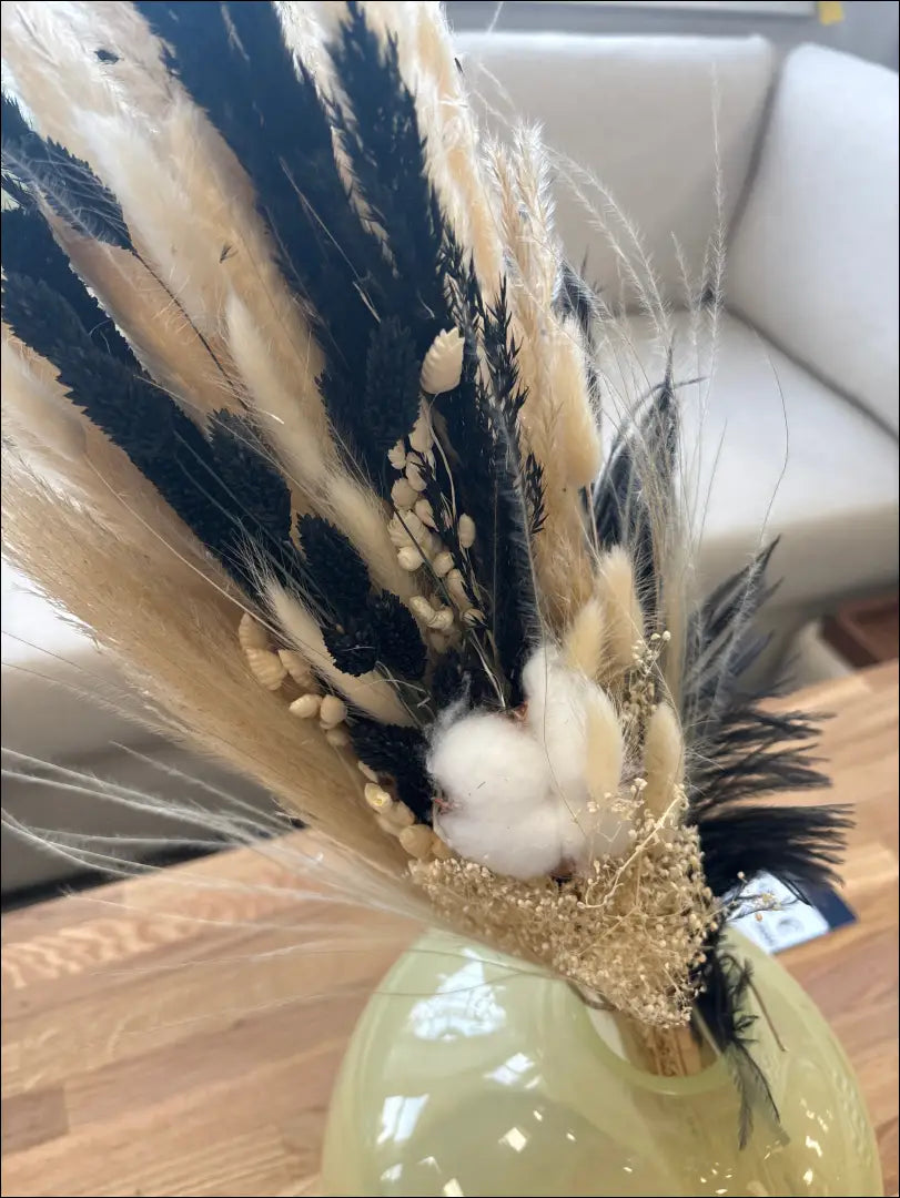 Dekoratyvinė puokštelė DI10655 - €8 Save 50% __label:Pristatymas 1-2 d.d., augalai, color-juoda, color-smelio,