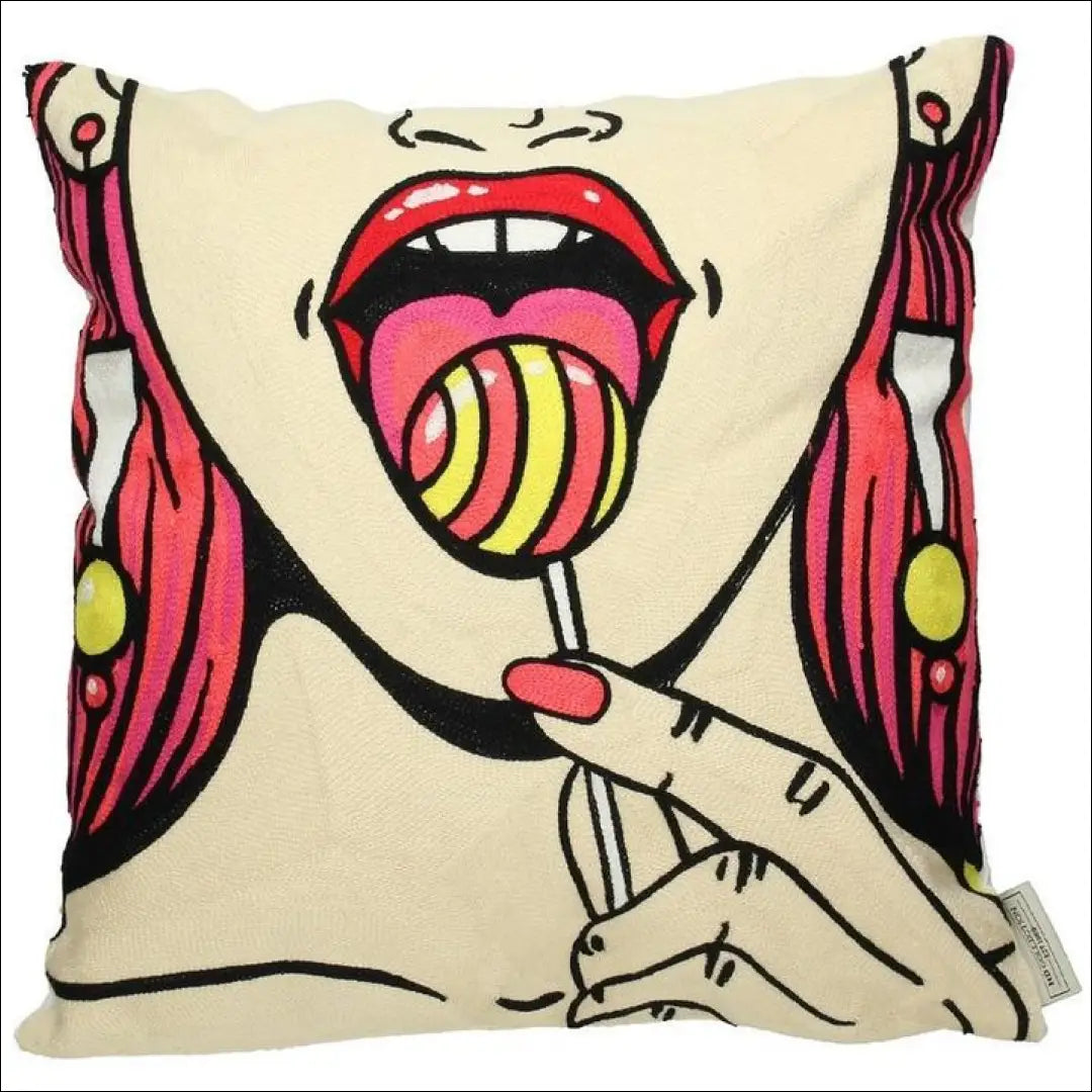 Dekoratyvinė siuvinėta pagalvėlė DI5695 - €12 Save 60% __label:Pristatymas 1-2 d.d., color-balta, color-marga,