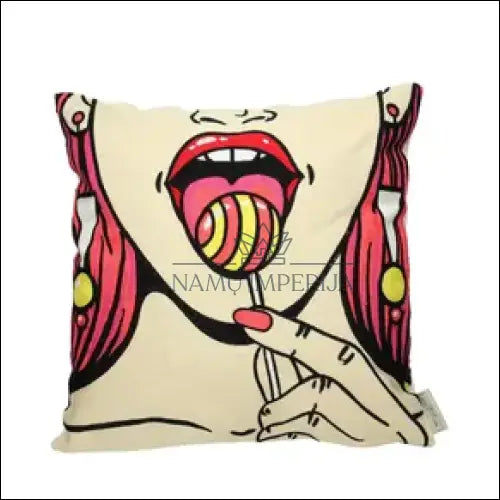Dekoratyvinė siuvinėta pagalvėlė DI5695 - €15 Save 50% color-balta, color-marga, color-margas, color-rozine,