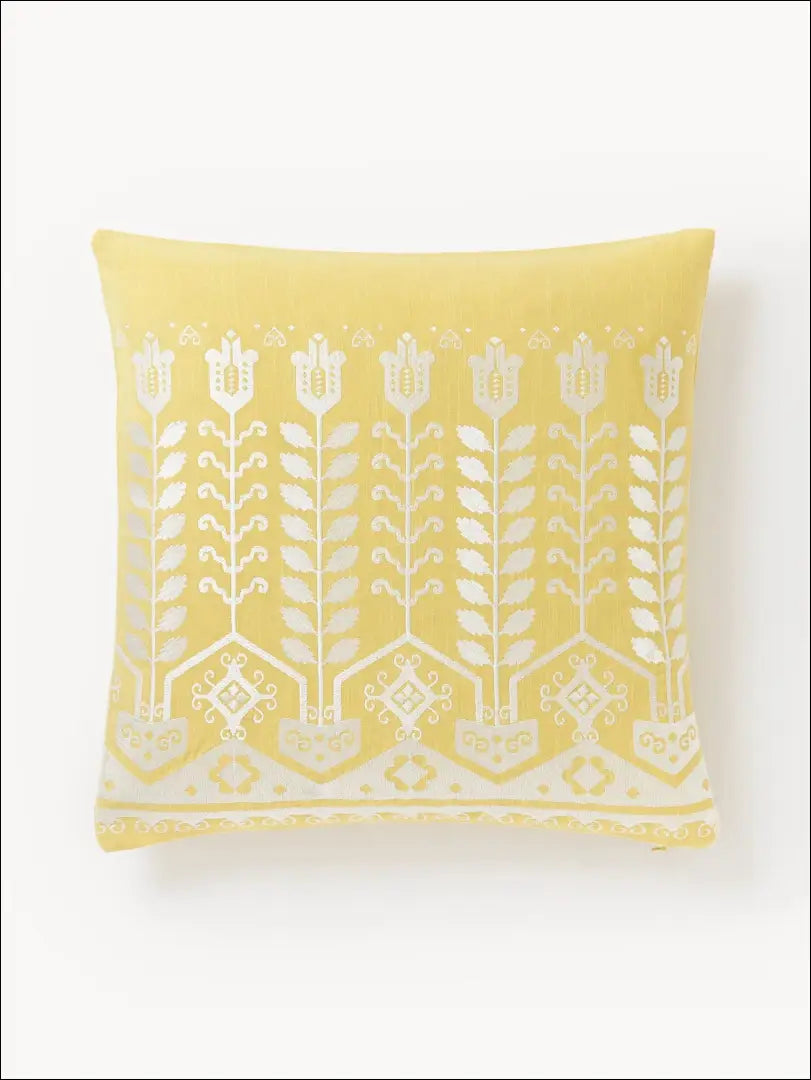 Dekoratyvinė siuvinėta pagalvėlė DI7236 - €16 Save 55% __label:Pristatymas 1-2 d.d., color-geltona, interjeras,