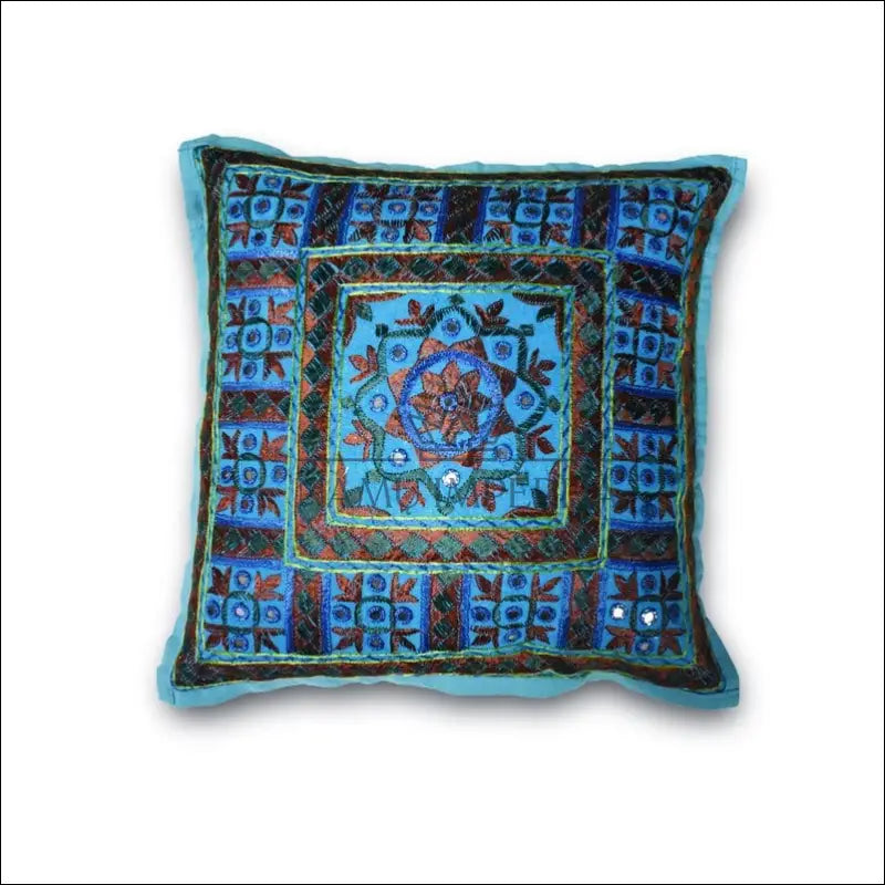 Dekoratyvinė siuvinėta pagalvėlė DI9027 - €11 Save 50% __label:Pristatymas 1-2 d.d., color-melyna, interjeras,