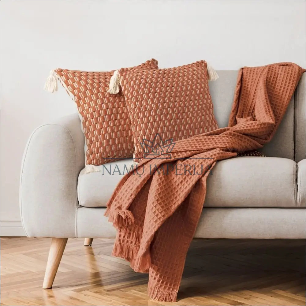 Dekoratyvinės pagalvėlės užvalkalas DI8881 - €12 Save 50% __label:Pristatymas 1-2 d.d., color-ruda, color-smelio,