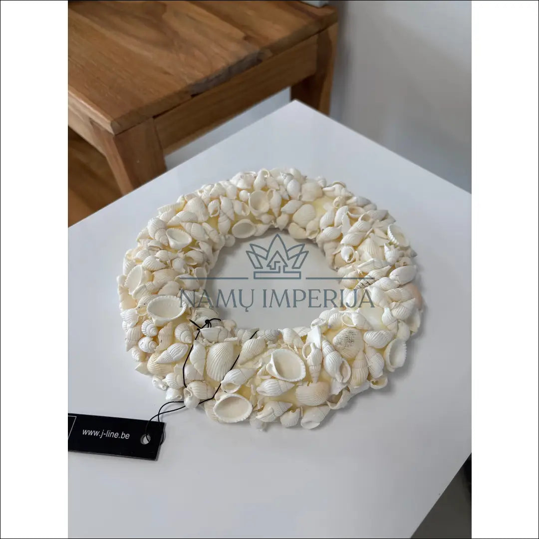 Dekoratyvinis vainikas iš kriauklių DI9509 - €20 Save 50% __label:Pristatymas 1-2 d.d., color-smelio, dekoracijos,