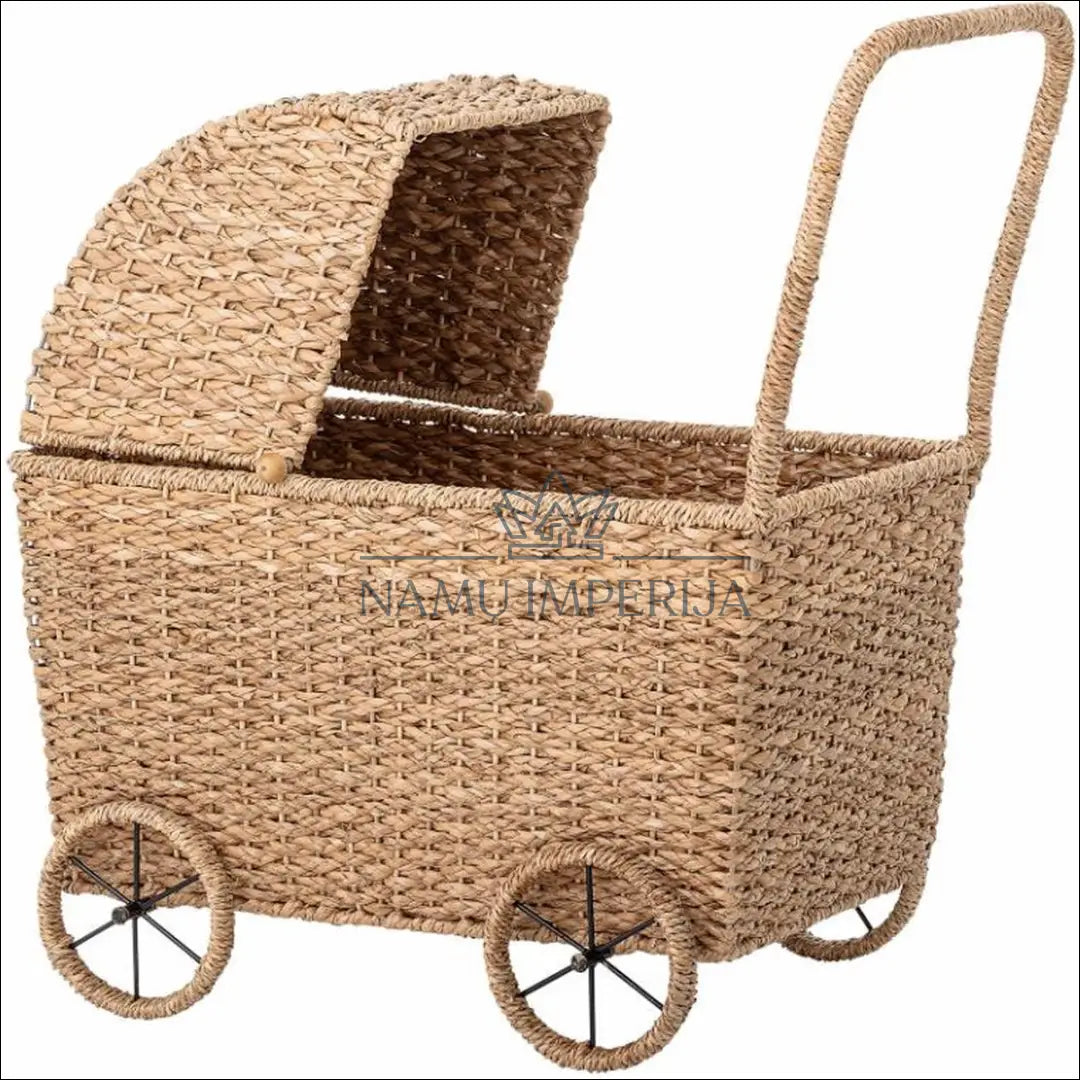 Dekoratyvinis vežimėlis DI9695 - €79 Save 50% 50-100, __label:Pristatymas 1-2 d.d., color-ruda, dekoracijos, interjeras