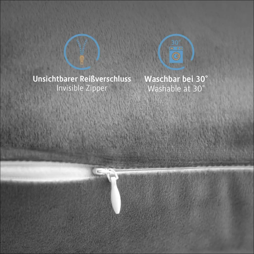 Dekoratyvinių aksominių pagalvėlių komplektas (2vnt) DI11018 - €18 Save 50% __label:Pristatymas 1-2 d.d., color-pilka,