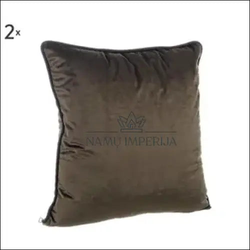 Dekoratyvinių pagalvėlių komplektas (2vnt) DI5711 - €20 Save 50% color-juoda, color-zalia, interjeras,