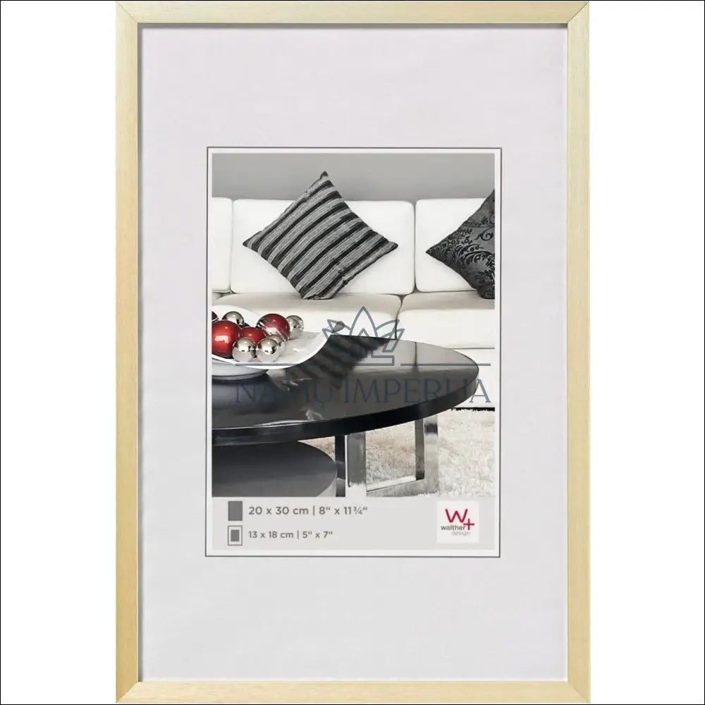 Didelis nuotraukų rėmelis DI9405 - €19 Save 60% __label:Pristatymas 1-2 d.d., color-auksine, interjeras,