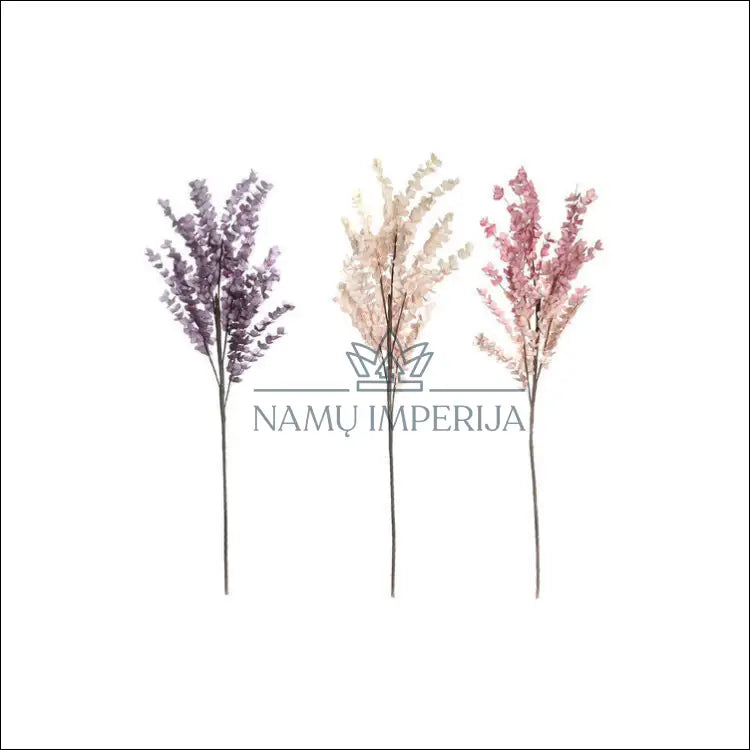 Dirbtinių gėlių komplektas (3vnt) DI6588 - €15 Save 50% color-kremas, color-rozine, color-violetine, dekoracijos,