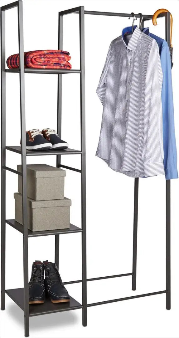 Drabužių kabykla KI1382 - €95 Save 50% 50-100, __label:Pristatymas 1-2 d.d., color-juoda, drabuziu-kabykla, €50 to €100