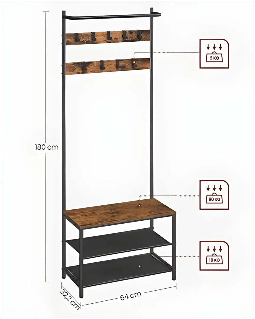 Drabužių kabykla SM273 - €79 Save 40% 50-100, __label:Pristatymas 5-14 d.d., drabuziu-kabykla, notouch30, song